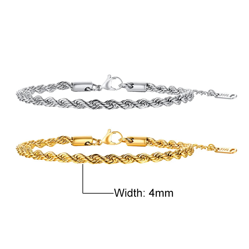 Twist Chain Bracelet