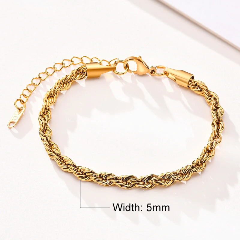 Twist Chain Bracelet