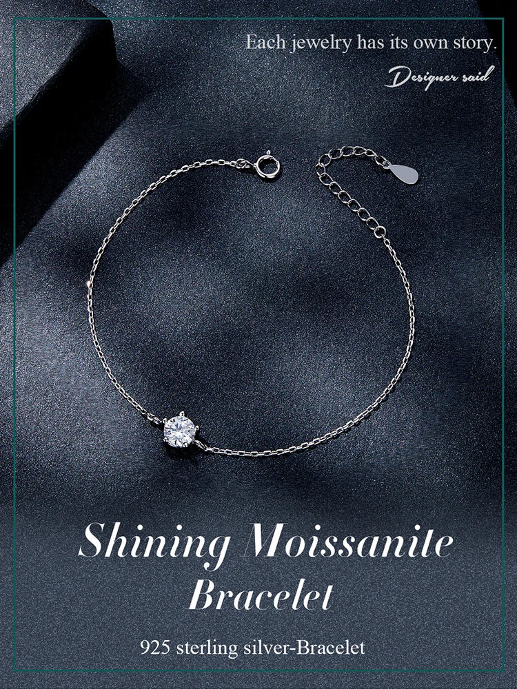 Moissanite Charm
