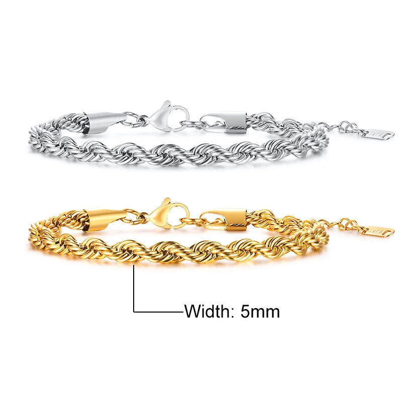 Twist Chain Bracelet