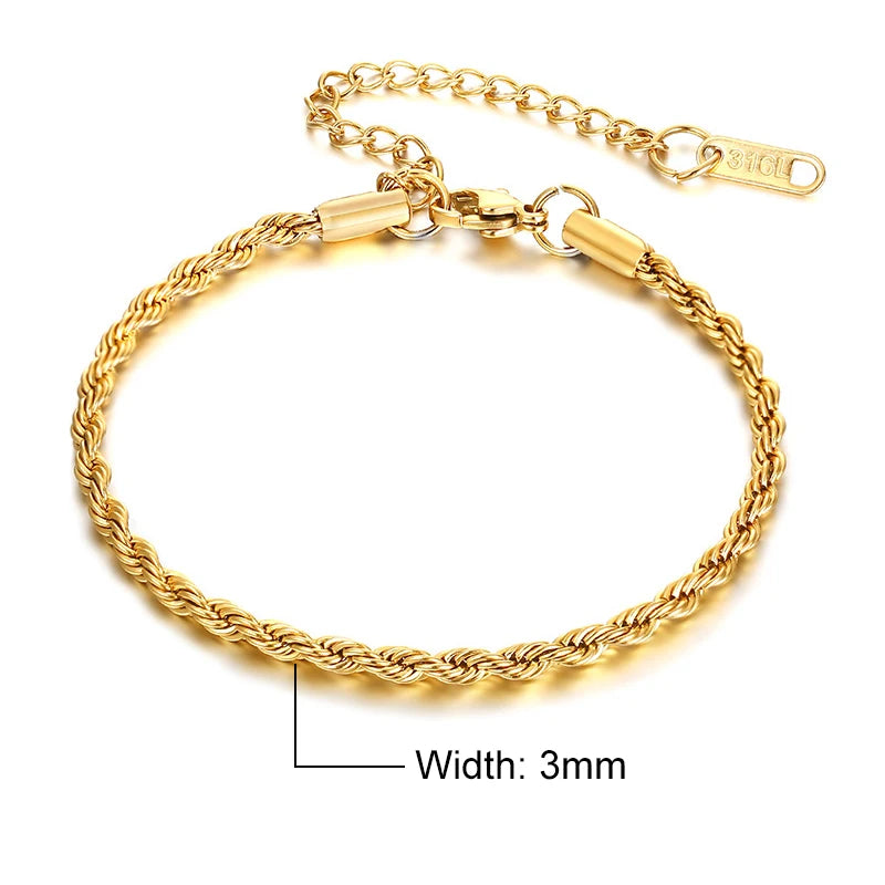 Twist Chain Bracelet
