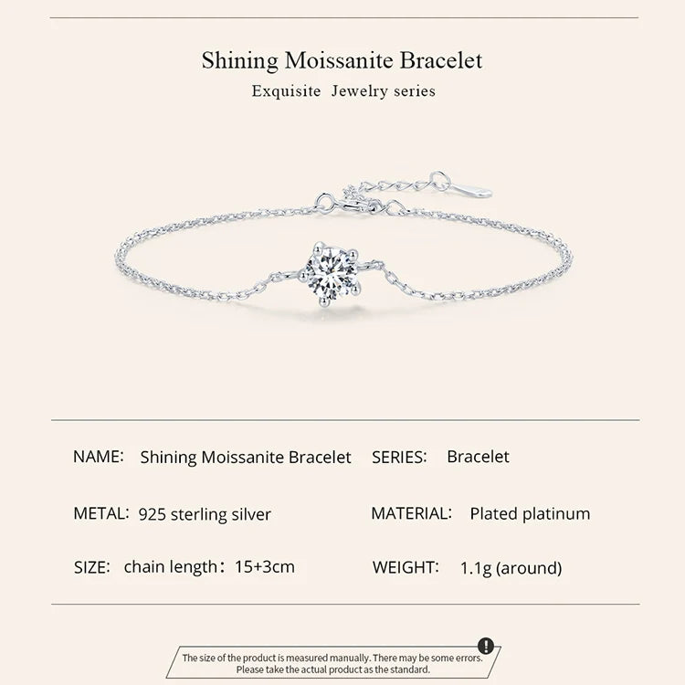 Moissanite Charm