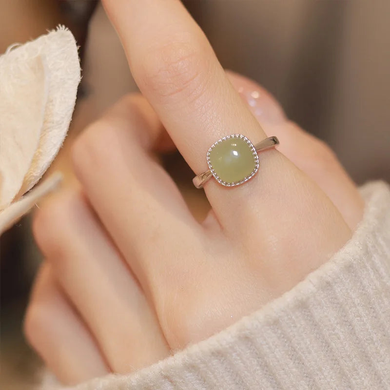 Jade Melt Ring